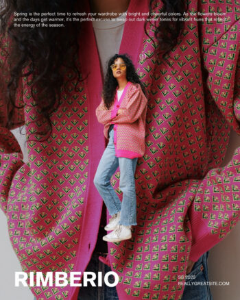 Vibrant spring fashion featuring a pink and green patterned coat, perfect for refreshing your wardro.